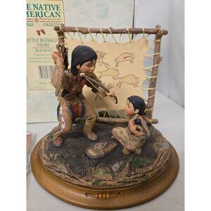 The Native American Heritage Collection Little Buffalos Story Figurine